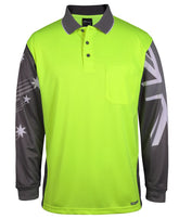 JB's HV L/S SOUTHERN CROSS POLO -  6HSCL
